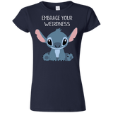 T-Shirts Navy / S Embrace your weirdness Junior Slimmer-Fit T-Shirt