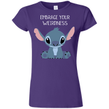 T-Shirts Purple / S Embrace your weirdness Junior Slimmer-Fit T-Shirt
