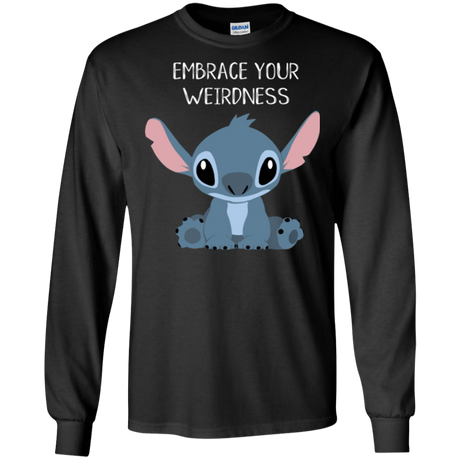 T-Shirts Black / S Embrace your weirdness Men's Long Sleeve T-Shirt