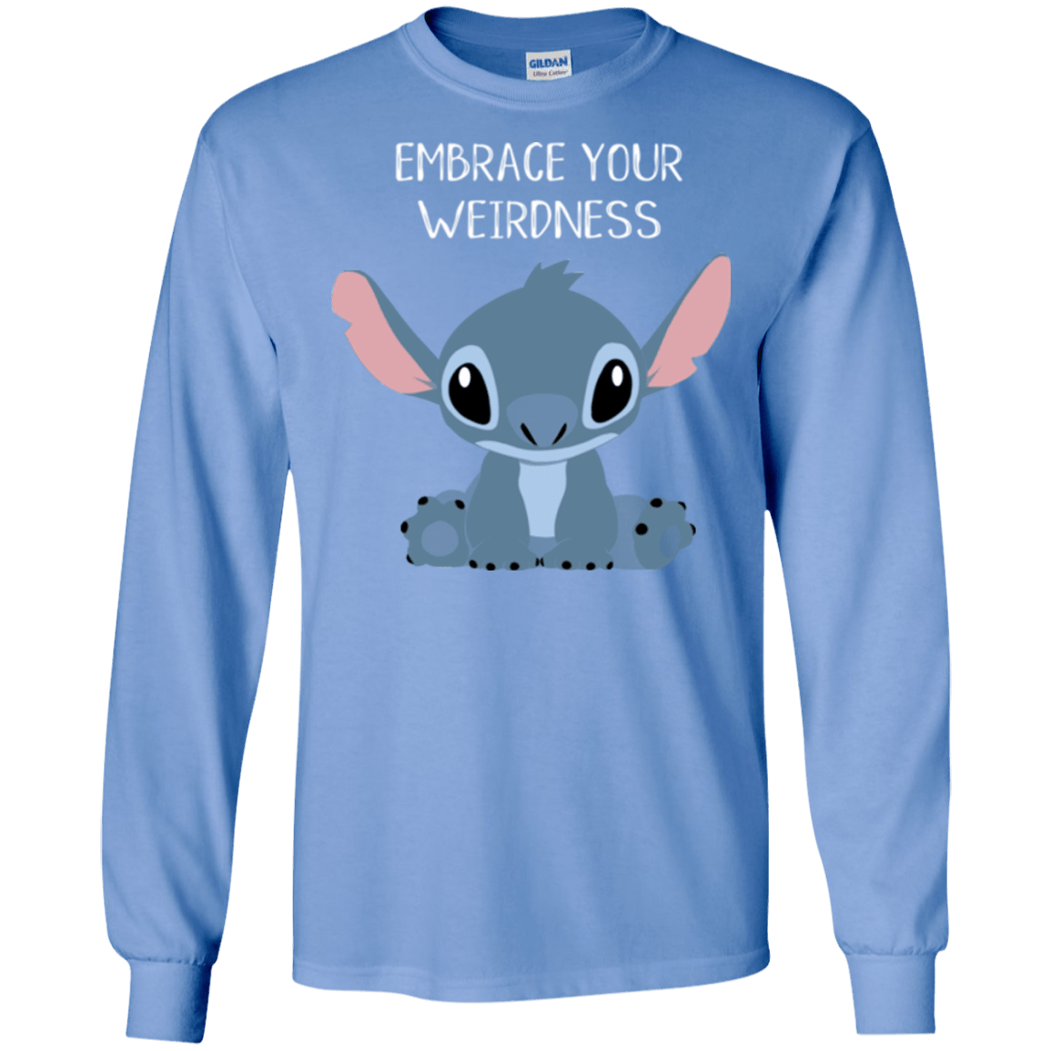 T-Shirts Carolina Blue / S Embrace your weirdness Men's Long Sleeve T-Shirt