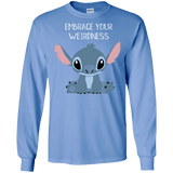 T-Shirts Carolina Blue / S Embrace your weirdness Men's Long Sleeve T-Shirt