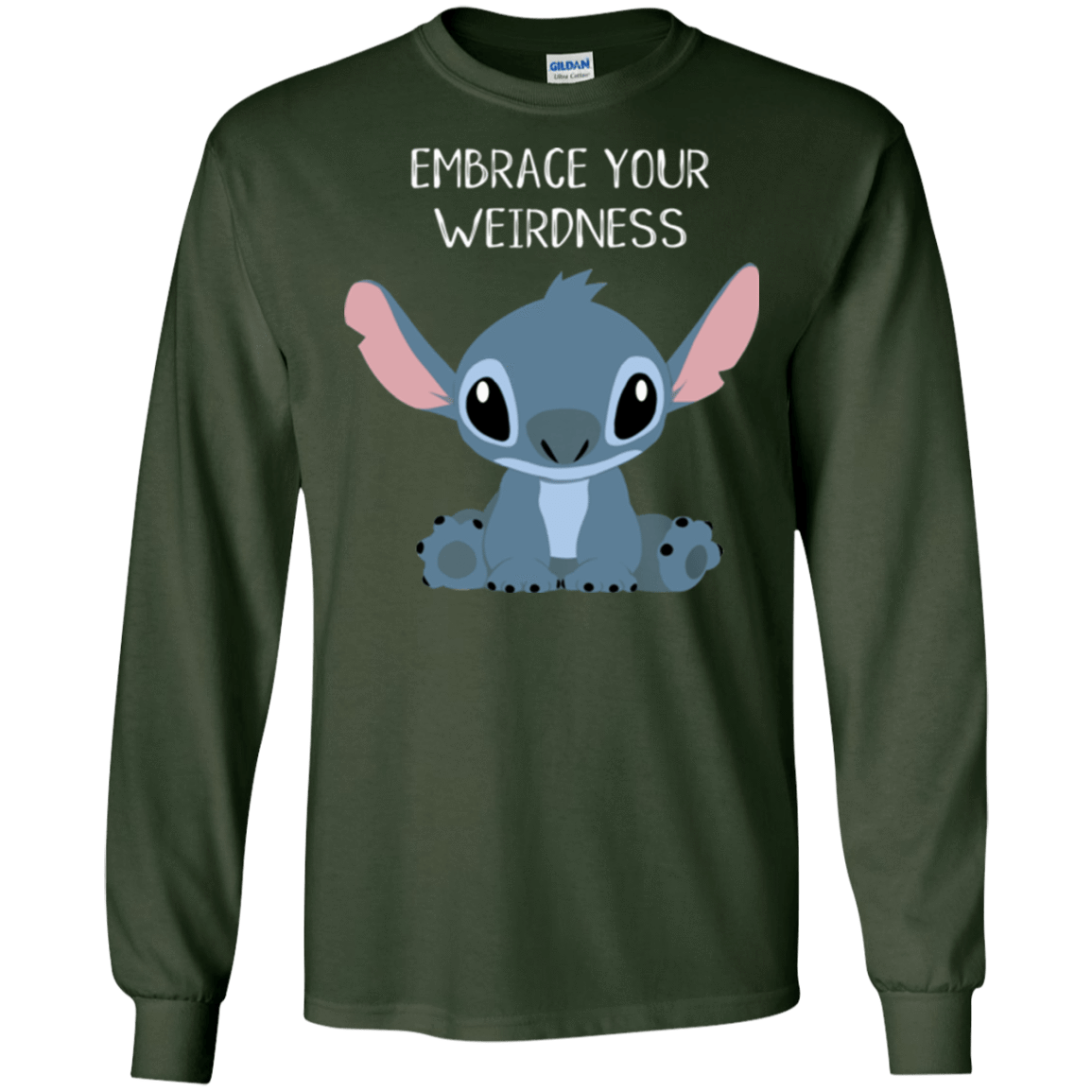 T-Shirts Forest Green / S Embrace your weirdness Men's Long Sleeve T-Shirt