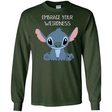 T-Shirts Forest Green / S Embrace your weirdness Men's Long Sleeve T-Shirt