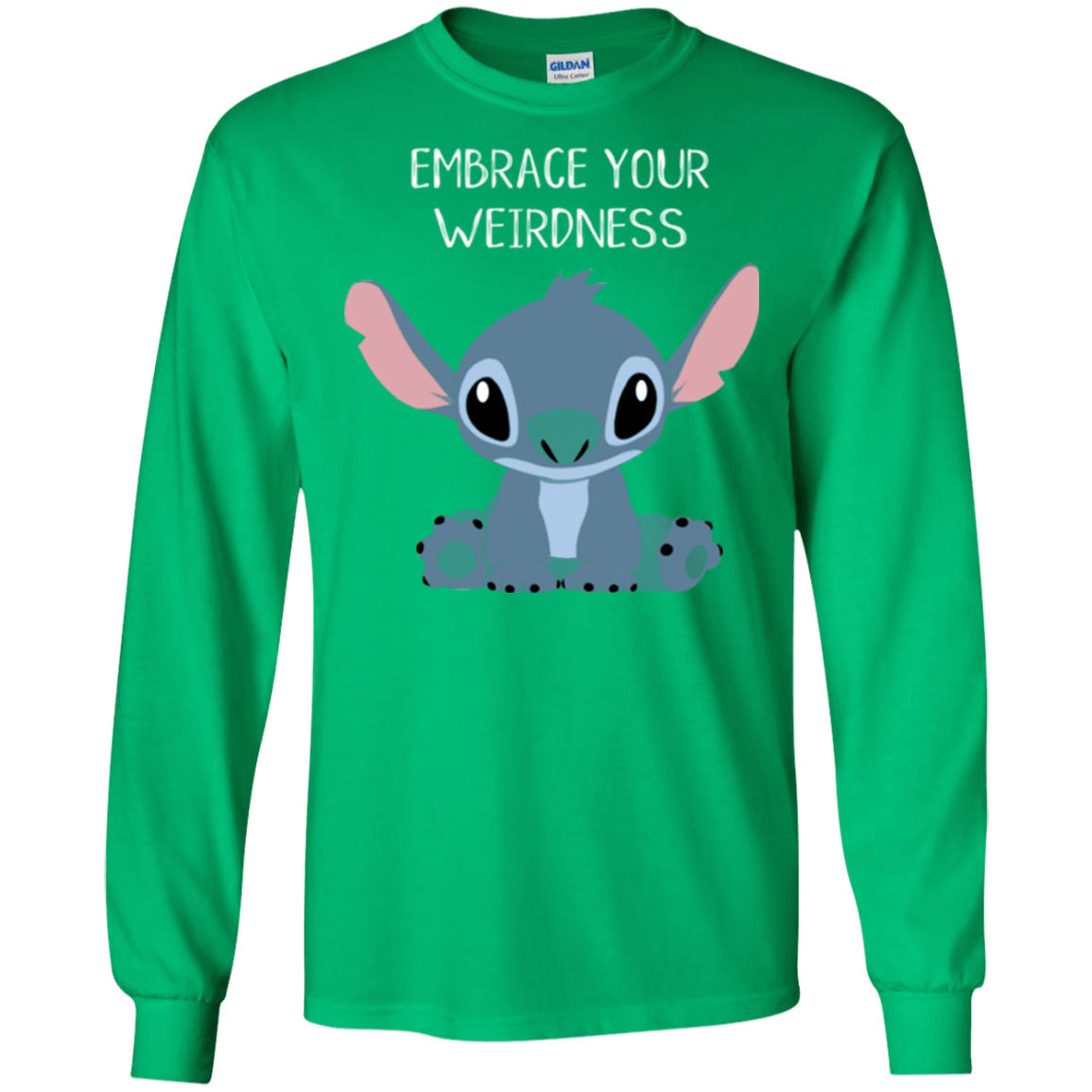 T-Shirts Irish Green / S Embrace your weirdness Men's Long Sleeve T-Shirt