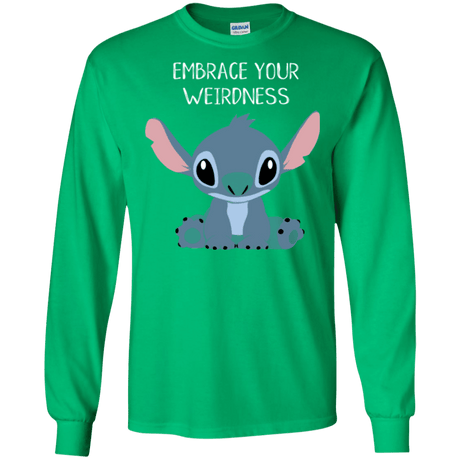 T-Shirts Irish Green / S Embrace your weirdness Men's Long Sleeve T-Shirt