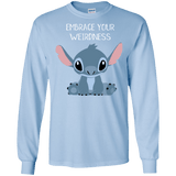 T-Shirts Light Blue / S Embrace your weirdness Men's Long Sleeve T-Shirt