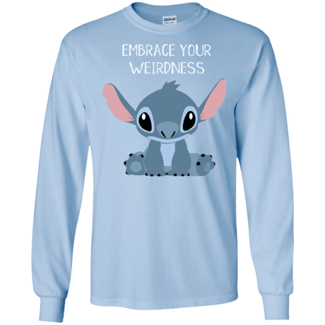 T-Shirts Light Blue / S Embrace your weirdness Men's Long Sleeve T-Shirt