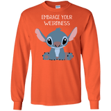 T-Shirts Orange / S Embrace your weirdness Men's Long Sleeve T-Shirt