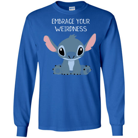 T-Shirts Royal / S Embrace your weirdness Men's Long Sleeve T-Shirt