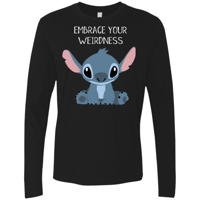 T-Shirts Black / S Embrace your weirdness Men's Premium Long Sleeve