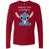 T-Shirts Cardinal / S Embrace your weirdness Men's Premium Long Sleeve