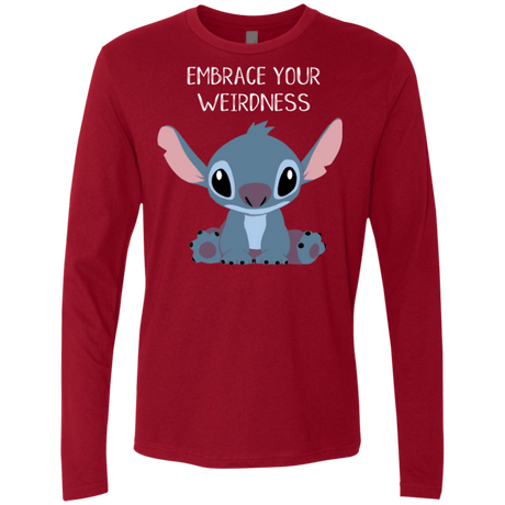 T-Shirts Cardinal / S Embrace your weirdness Men's Premium Long Sleeve