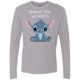 T-Shirts Heather Grey / S Embrace your weirdness Men's Premium Long Sleeve