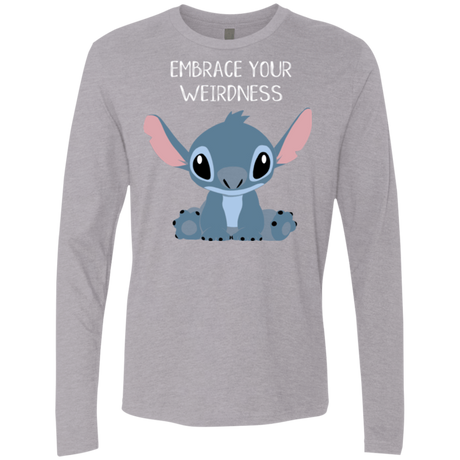 T-Shirts Heather Grey / S Embrace your weirdness Men's Premium Long Sleeve