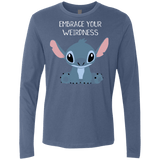 T-Shirts Indigo / S Embrace your weirdness Men's Premium Long Sleeve