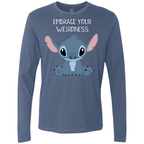 T-Shirts Indigo / S Embrace your weirdness Men's Premium Long Sleeve