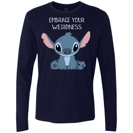 T-Shirts Midnight Navy / S Embrace your weirdness Men's Premium Long Sleeve