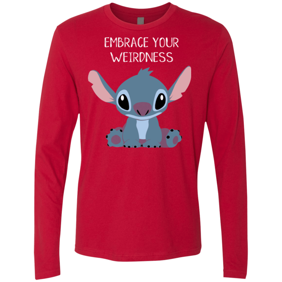 T-Shirts Red / S Embrace your weirdness Men's Premium Long Sleeve