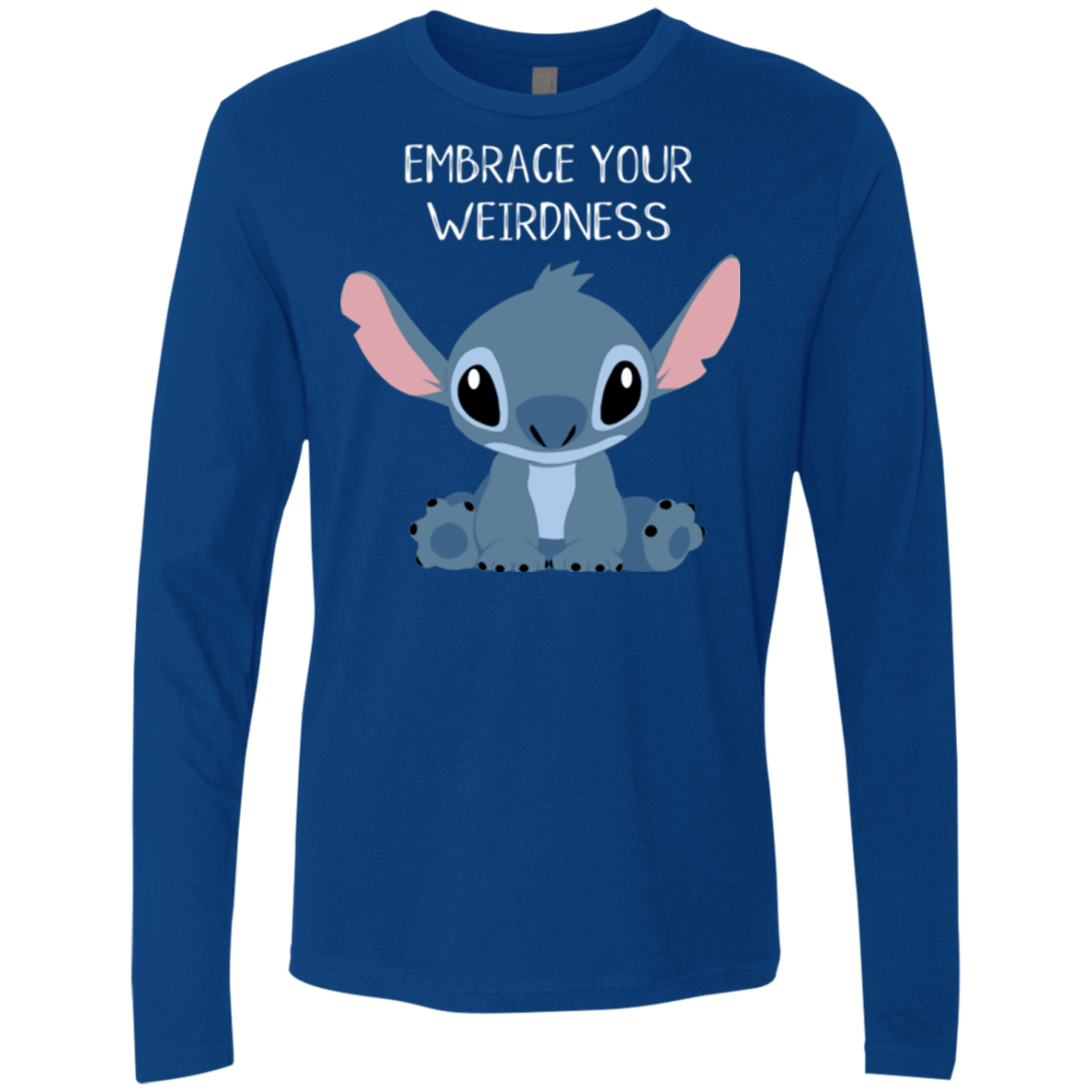 T-Shirts Royal / S Embrace your weirdness Men's Premium Long Sleeve