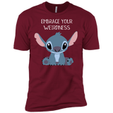 T-Shirts Cardinal / X-Small Embrace your weirdness Men's Premium T-Shirt