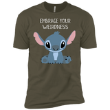 T-Shirts Military Green / X-Small Embrace your weirdness Men's Premium T-Shirt