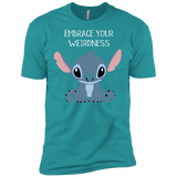 T-Shirts Tahiti Blue / X-Small Embrace your weirdness Men's Premium T-Shirt