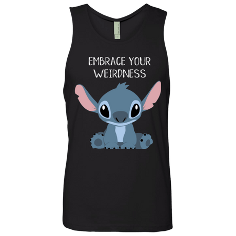 T-Shirts Black / S Embrace your weirdness Men's Premium Tank Top