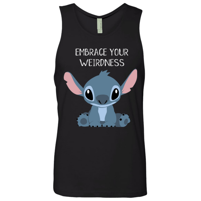 T-Shirts Black / S Embrace your weirdness Men's Premium Tank Top