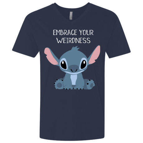 T-Shirts Midnight Navy / X-Small Embrace your weirdness Men's Premium V-Neck