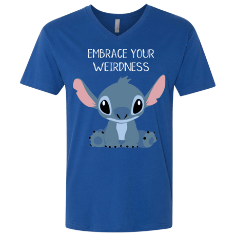 T-Shirts Royal / X-Small Embrace your weirdness Men's Premium V-Neck