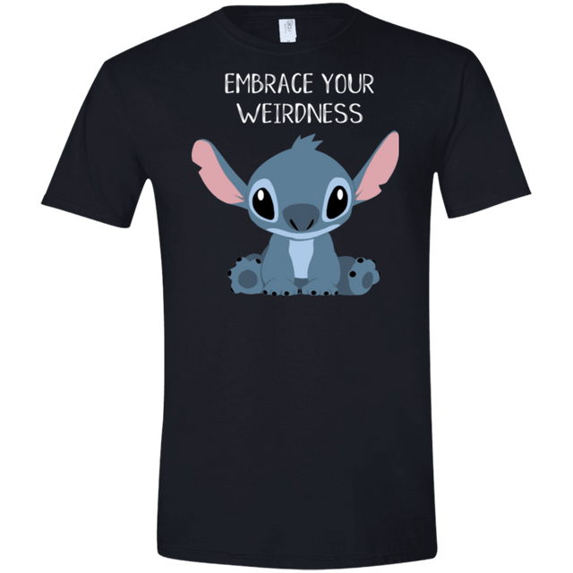 T-Shirts Black / X-Small Embrace your weirdness Men's Semi-Fitted Softstyle