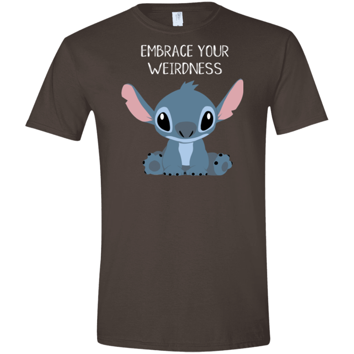 T-Shirts Dark Chocolate / S Embrace your weirdness Men's Semi-Fitted Softstyle