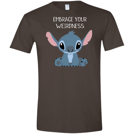 T-Shirts Dark Chocolate / S Embrace your weirdness Men's Semi-Fitted Softstyle