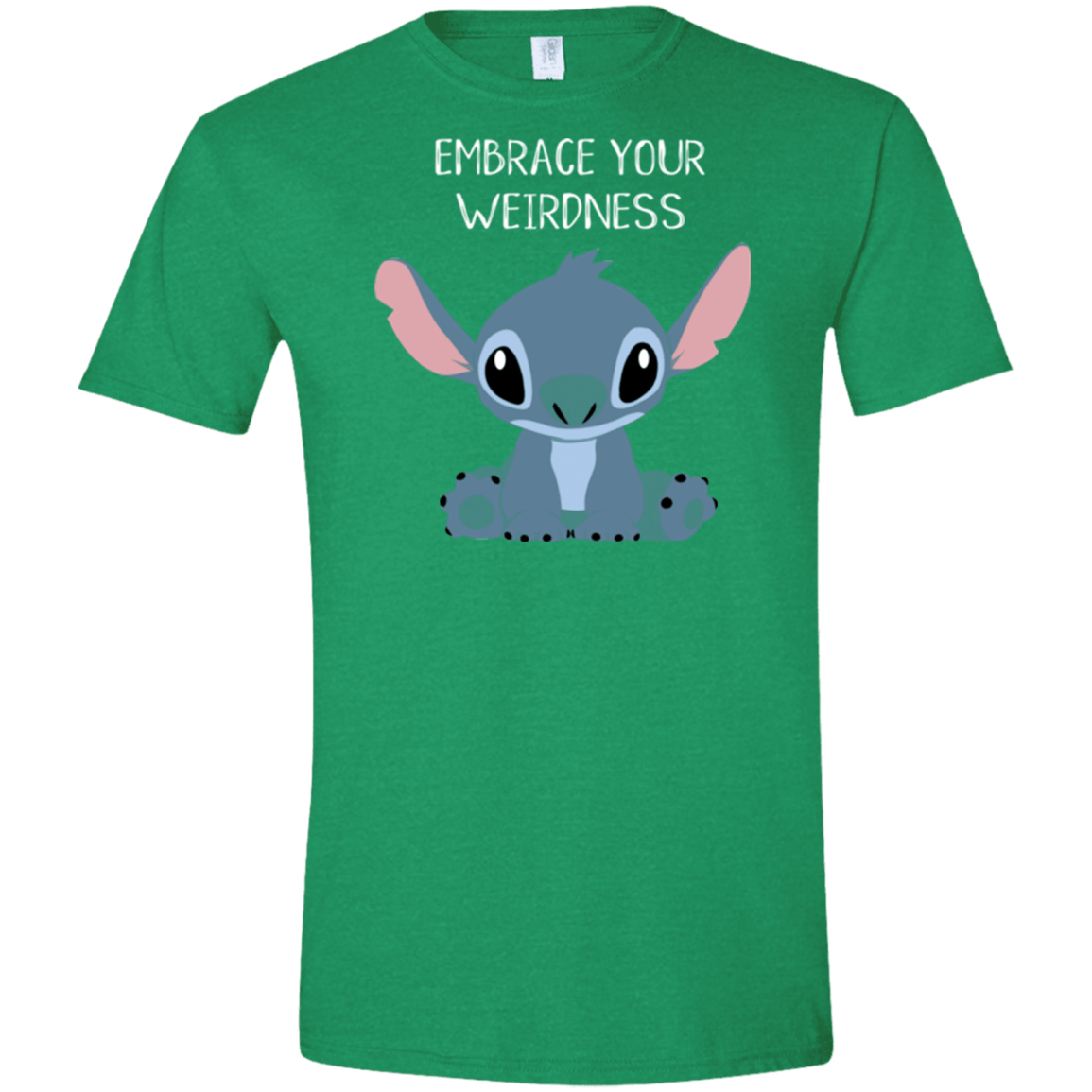 T-Shirts Heather Irish Green / S Embrace your weirdness Men's Semi-Fitted Softstyle