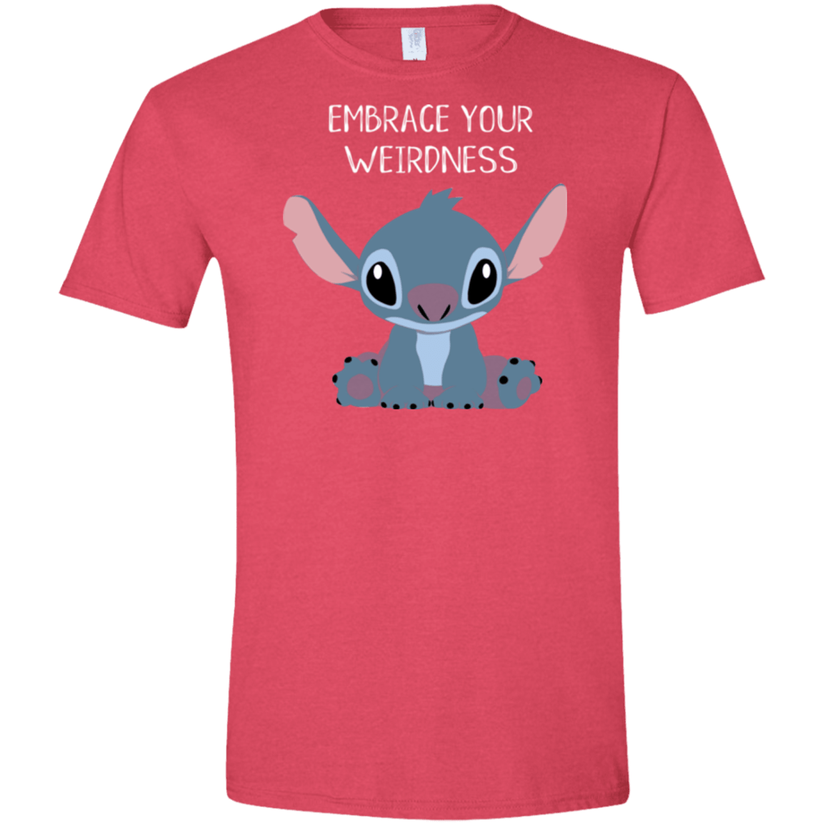 T-Shirts Heather Red / S Embrace your weirdness Men's Semi-Fitted Softstyle