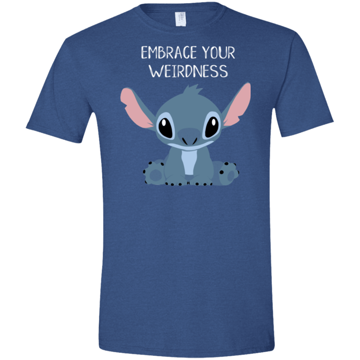 T-Shirts Heather Royal / X-Small Embrace your weirdness Men's Semi-Fitted Softstyle