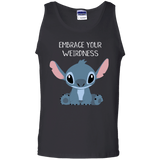 T-Shirts Black / S Embrace your weirdness Men's Tank Top