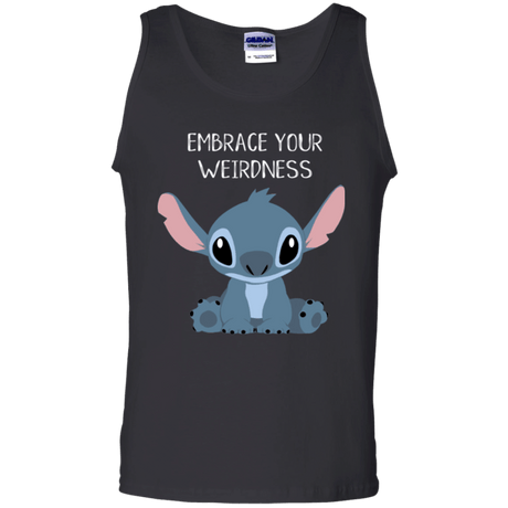 T-Shirts Black / S Embrace your weirdness Men's Tank Top