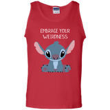 T-Shirts Red / S Embrace your weirdness Men's Tank Top