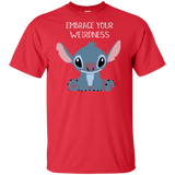 T-Shirts Red / XLT Embrace your weirdness Tall T-Shirt