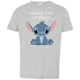 T-Shirts Heather Grey / 2T Embrace your weirdness Toddler Premium T-Shirt