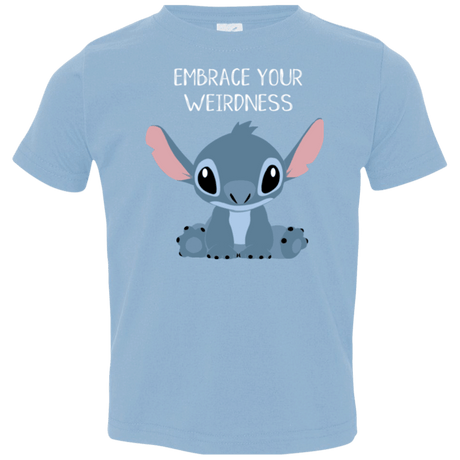 T-Shirts Light Blue / 2T Embrace your weirdness Toddler Premium T-Shirt