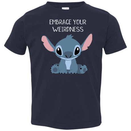 T-Shirts Navy / 2T Embrace your weirdness Toddler Premium T-Shirt