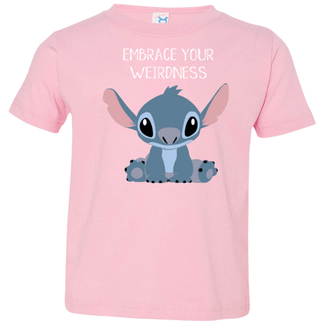 T-Shirts Pink / 2T Embrace your weirdness Toddler Premium T-Shirt