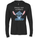 T-Shirts Vintage Black / X-Small Embrace your weirdness Triblend Long Sleeve Hoodie Tee