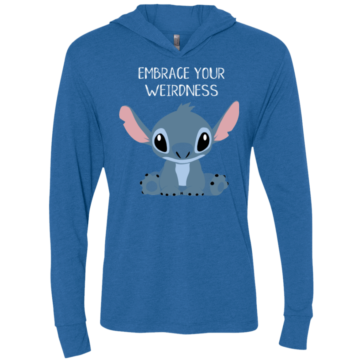 T-Shirts Vintage Royal / X-Small Embrace your weirdness Triblend Long Sleeve Hoodie Tee