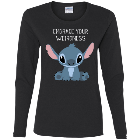 T-Shirts Black / S Embrace your weirdness Women's Long Sleeve T-Shirt