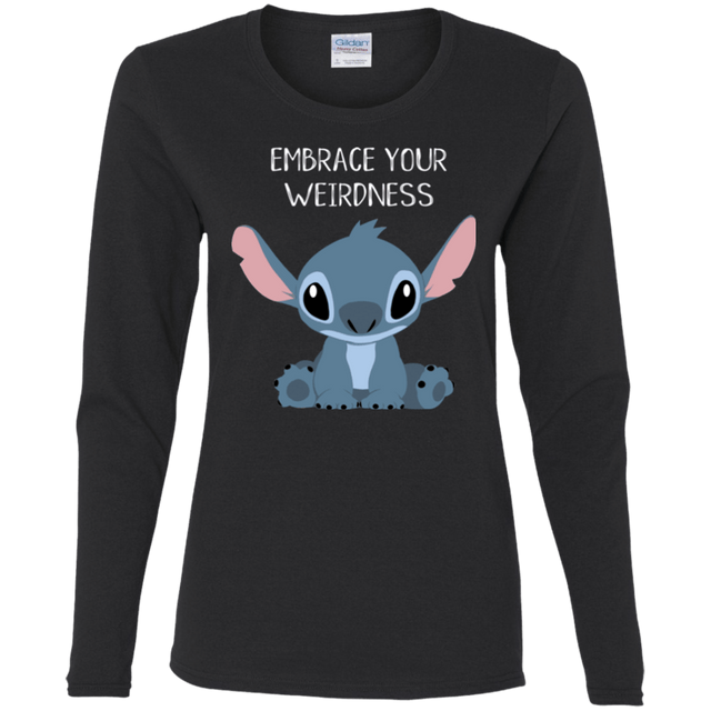 T-Shirts Black / S Embrace your weirdness Women's Long Sleeve T-Shirt