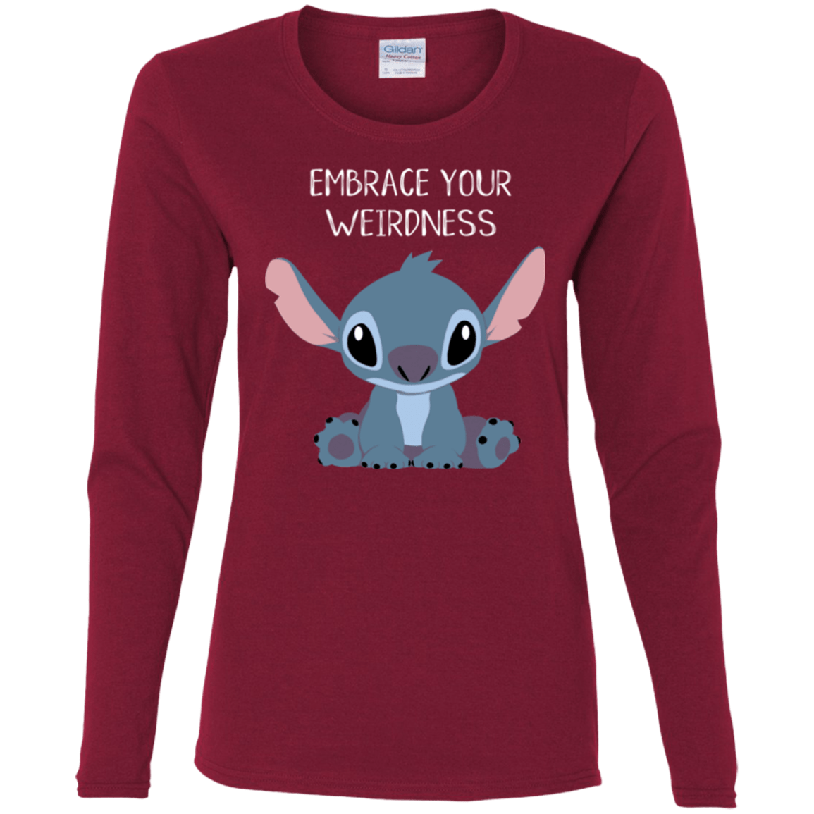 T-Shirts Cardinal / S Embrace your weirdness Women's Long Sleeve T-Shirt