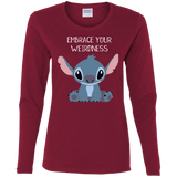 T-Shirts Cardinal / S Embrace your weirdness Women's Long Sleeve T-Shirt